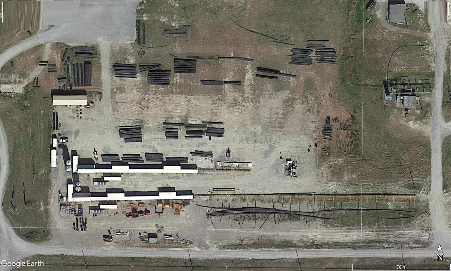 Pipe extrusion plant